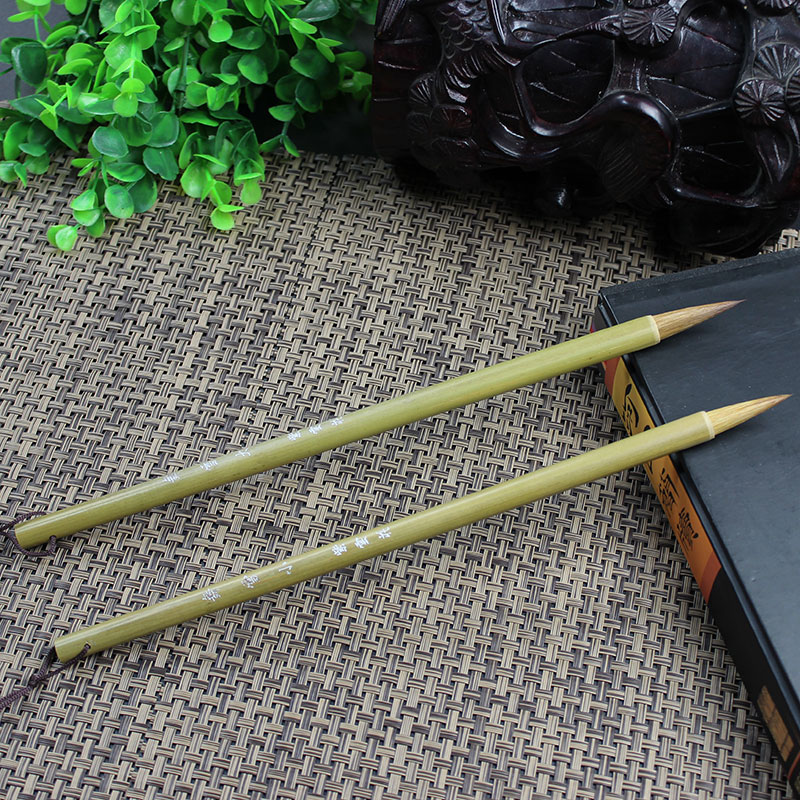 狼毫毛笔套装大中小楷书行书法用品文房初学毛笔单支湖笔硬毫舞雪