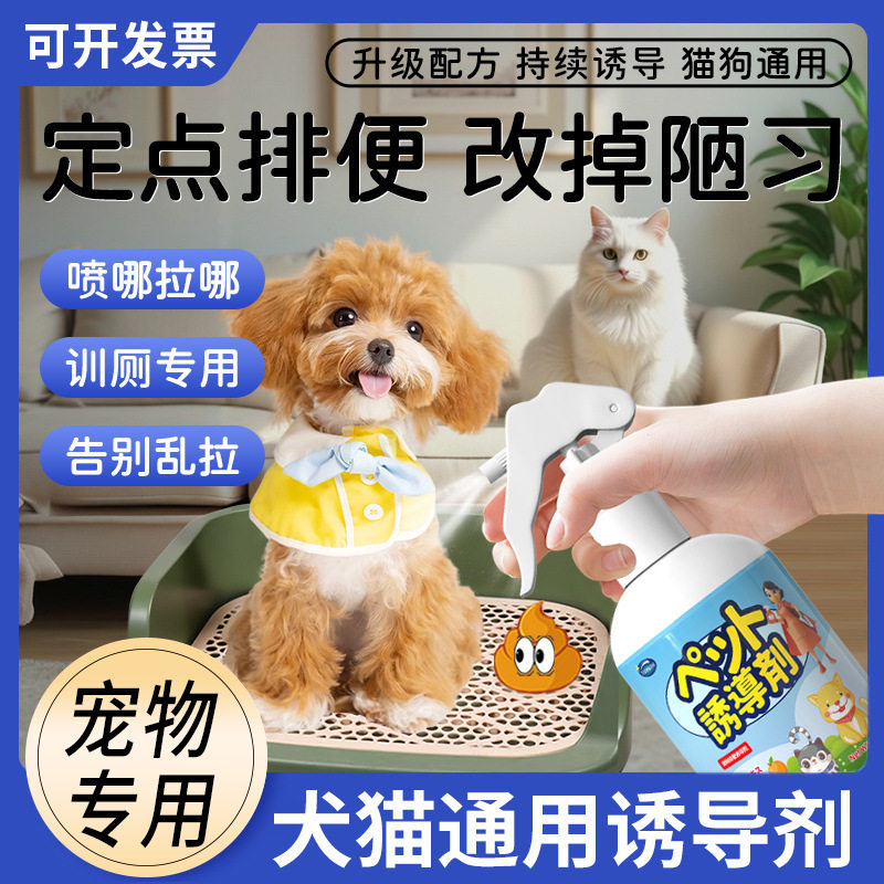 一件代发狗狗厕所诱导剂大小便定位定点排便训厕液宠物排便诱导剂