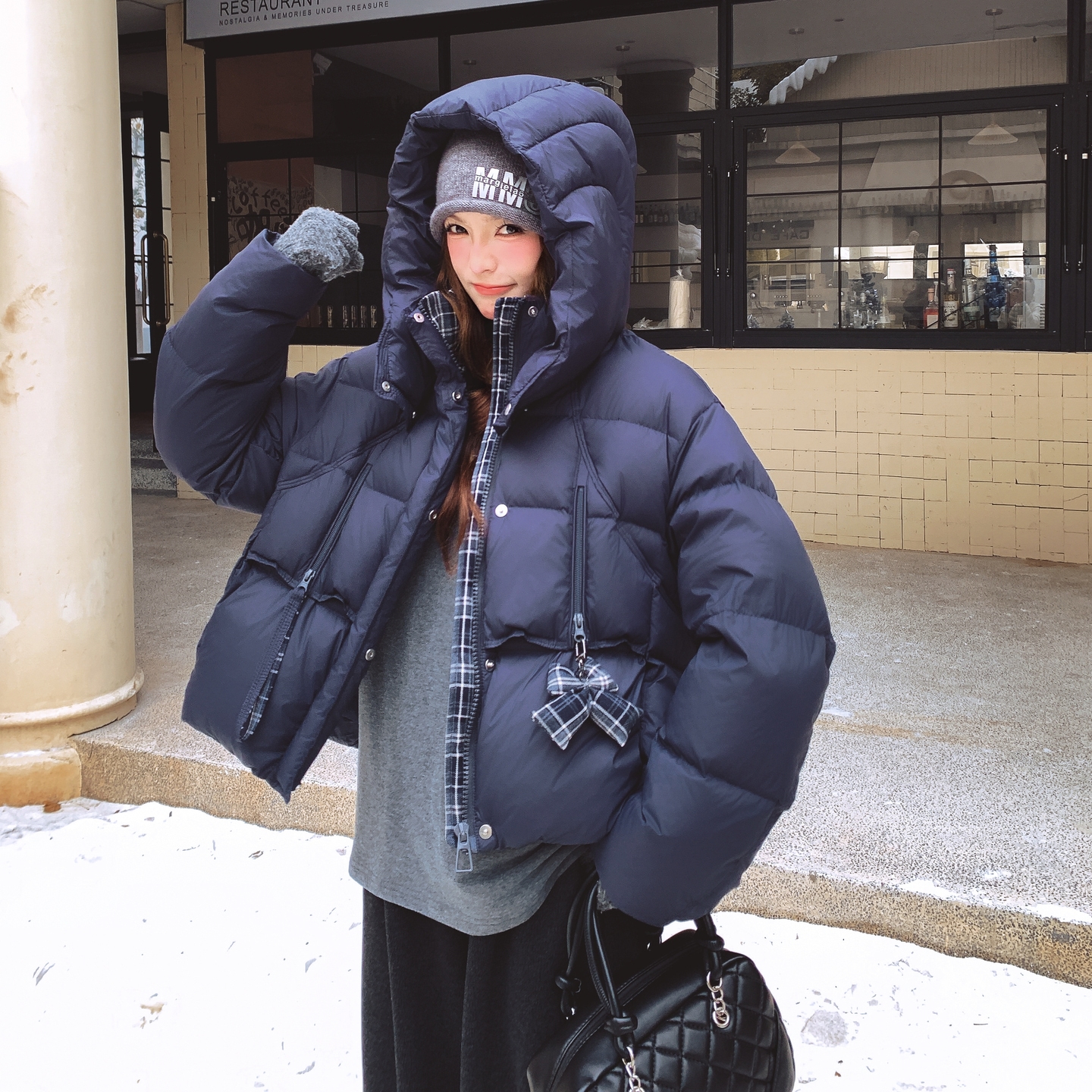 现货秋冬新款羽绒服外套8169p290k478，女装羽绒服，浙宝186