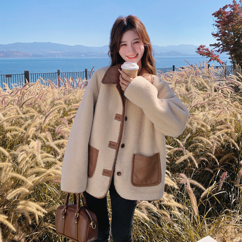 现货两面穿加厚羊羔外套8051p195k298,女装皮草,浙宝186