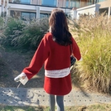 已出货新款红色毛呢套装可以当春款8187p150k238，女装套装/套裙，2B186