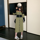 【】春秋针织卫衣内搭连衣裙长裙1811p125k188，女装连衣裙，2B186