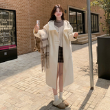 现货秋冬新款连帽双面羊毛呢大衣外套8017p295k438，女装毛呢外套，浙宝186