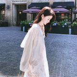 法式吊带连衣裙女2025早春秋新款今年流行碎花裙防晒衫，女装连衣裙，浙宝186