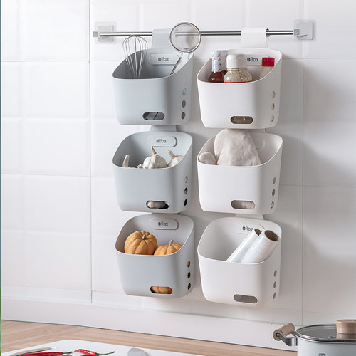 可叠挂悬挂式厨房卫浴杂物收纳篮