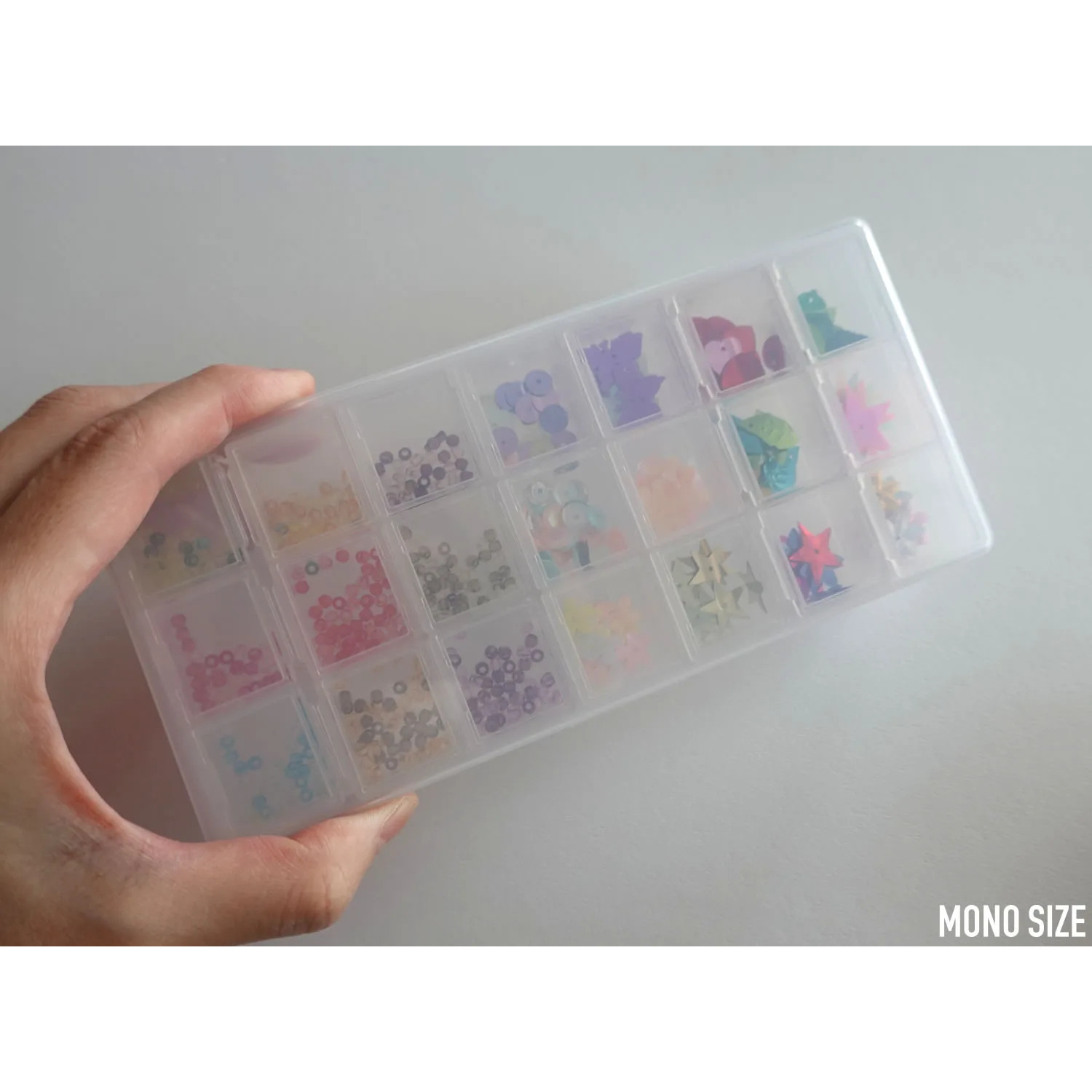 YAMADA日本分格首饰收纳盒透明多格杂物收纳盒串珠项链耳钉整理盒,收纳整理,首饰盒,淘宝优惠券,粉丝福利购,淘宝优惠卷