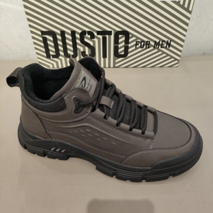 大东加绒男鞋2025年冬季新款加绒男士马丁靴舒适软底男靴子6071