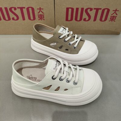 大东女鞋2025春季新款时尚休闲鞋厚底增高百搭运动鞋女单鞋3152