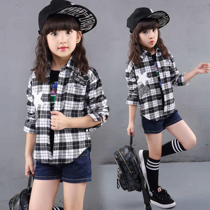 Chemise fille à manche longue - Ref 2085380 Image 3