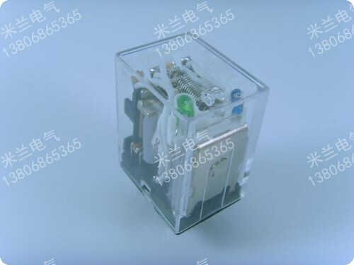 小型继电器 中间继电器 电磁继电器 HH54PL 带灯 AC380V