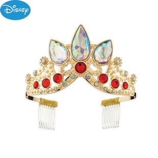 现货上海美国迪士尼长发公主乐佩加冕豪华皇冠发箍