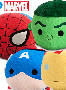 现货美国迪士尼正品 蜘蛛侠钢铁侠大号Tsum Tsum Mavel漫威抱枕
