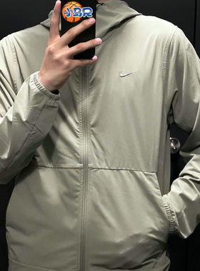 春秋 正品Nike/耐克男子休闲运动训练连帽长袖夹克外套FB7552-320