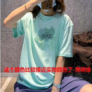 小马兄 NIKE/耐克男女印花训练运动休闲速干短袖T恤 IH8661-353