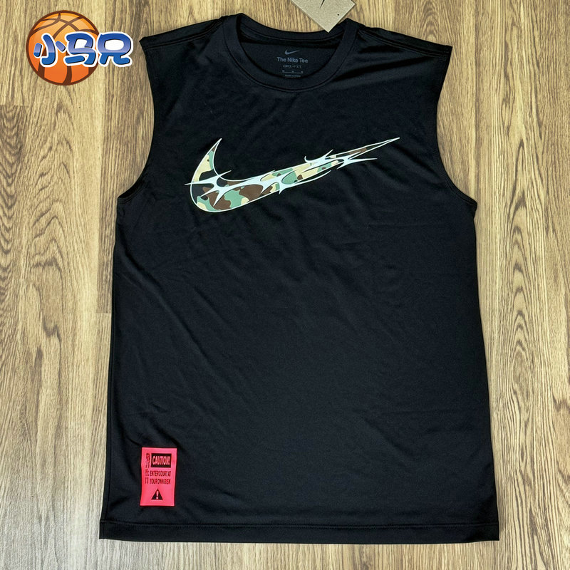 现货正品Nike耐克DRI-FIT男子速干无袖T恤印花篮球背心HM4463-010