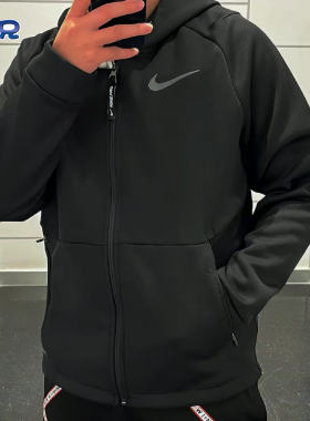 Nike耐克PRO THERMA-FIT男子运动训练休闲透气连帽外套DD2125-010