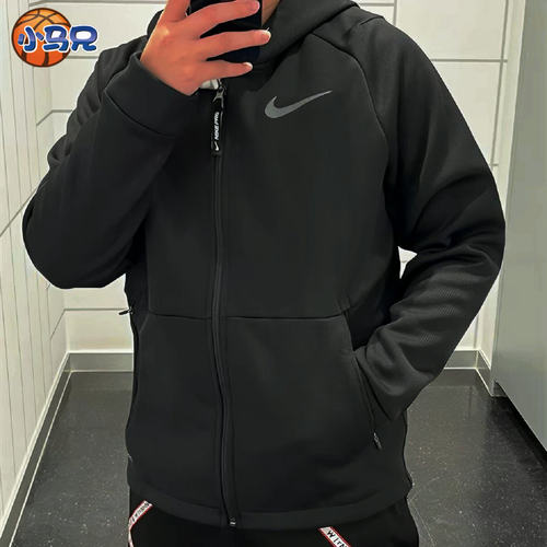 Nike耐克PRO THERMA-FIT男子运动训练休闲透气连帽外套DD2125-010