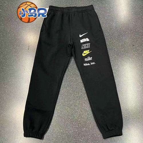 Nike/耐克男子加绒保暖针织休闲运动休闲长裤FN2644 DX0796-010