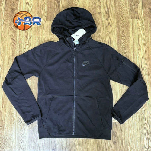 春秋款正品耐克Nike男子针织印花休闲运动连帽夹克外套DD5285-010