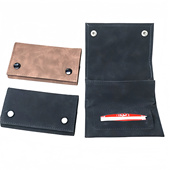 绒面皮革质PU手卷包烟丝袋便携烟丝保湿 包高档烟斗手卷烟包