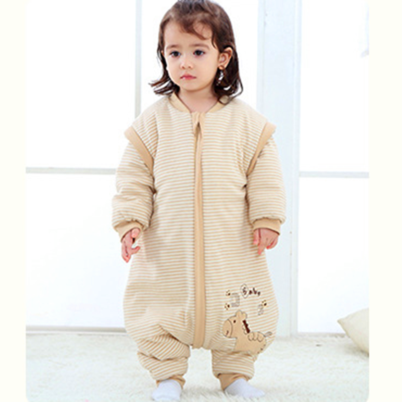 分腿纯棉宝宝睡袋防踢被四季通用