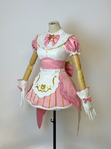 守望先锋雾子究极皮肤粉萌猫咖女仆cos服征集