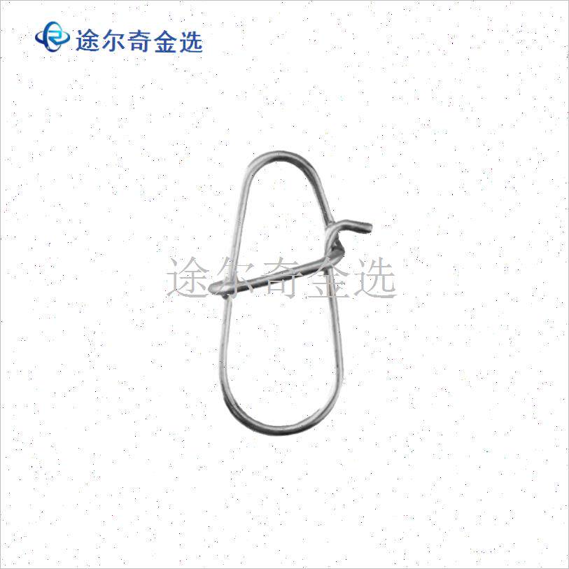 路亚别针100枚l葫芦形微物通用挂饵八字环快速连接X器钓鱼假饵配