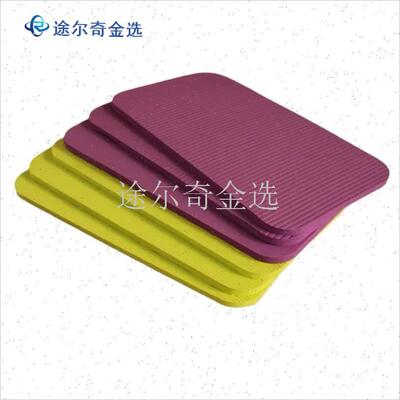 瑜伽膝盖保护垫健腹轮跪垫膝盖垫健身J器材地垫哑铃垫加厚坐垫花