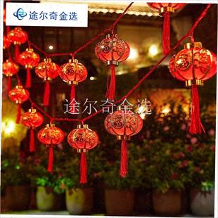 新春过年太阳能灯笼遥控灯笼LEAD灯喜庆红灯笼节日挂饰家用装饰