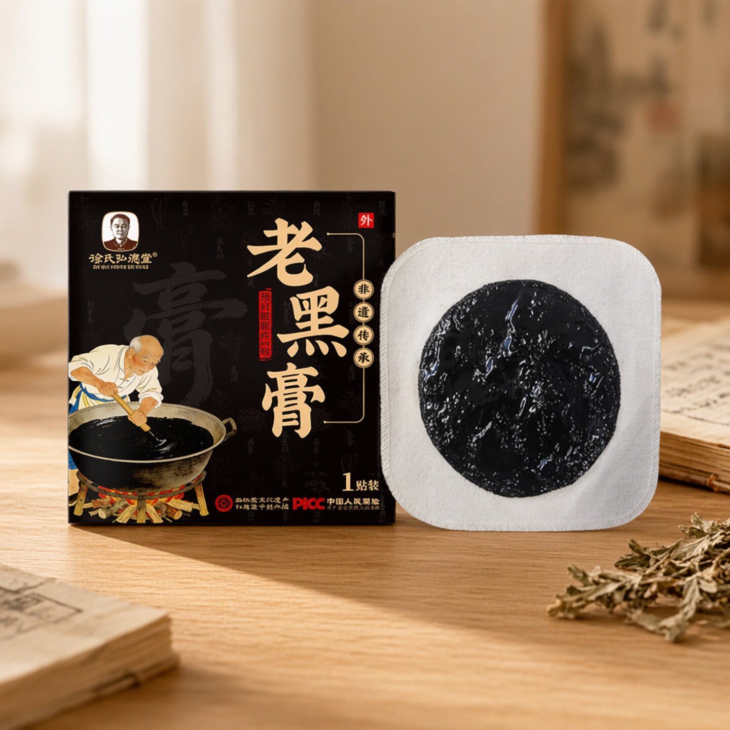 徐氏弘德堂传统老黑膏腰痛贴