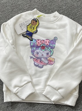 不退换110-160品牌儿童加绒卫衣合集儿童卫衣线下货品牌合集