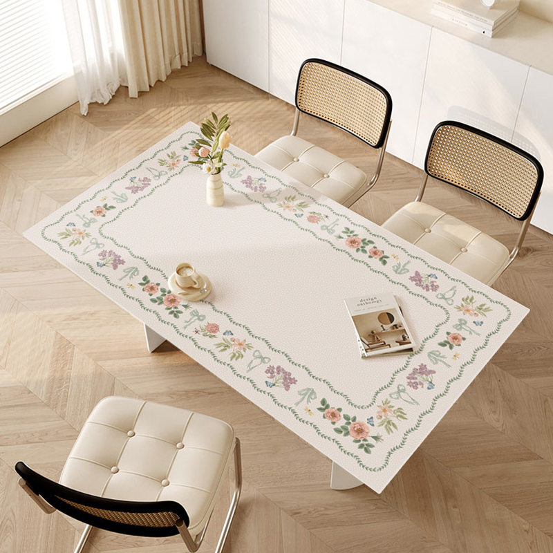 赞屋法式皮革防水防油餐桌垫