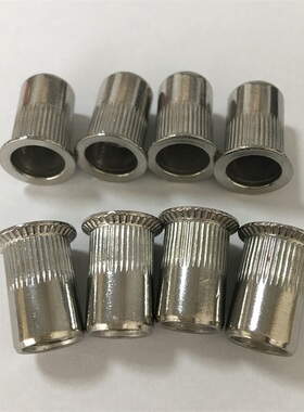 GB/T17880.2 304不锈钢大沉头竖纹铆螺母大沉头柱纹拉铆螺母拉帽