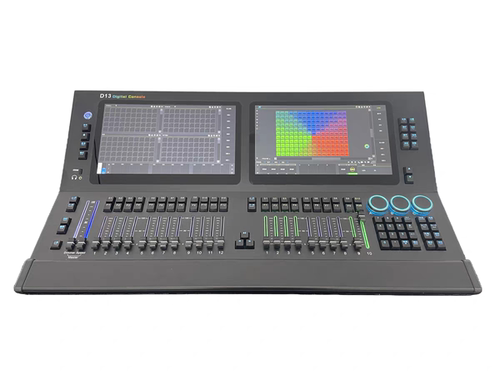 华用D13双屏智能数字控台D11调光台影视剧院酒店婚礼全中文控制器