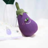 布说原创手工茄子香包随身公仔玩偶挂件钥匙扣香囊车载礼物