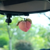 布说 真丝桃子手工香包DIY材料包挂饰随身挂件车载天然香料送礼