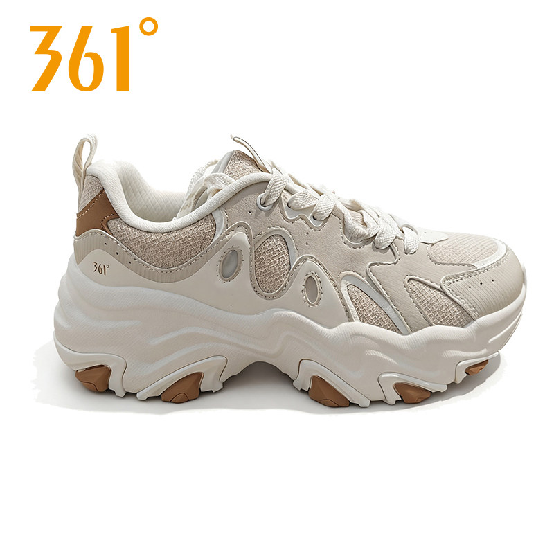 【松鼠鞋】361度女鞋2026春季增高经典复古文化老爹鞋女582546764,运动鞋new,运动休闲鞋,淘宝优惠券,粉丝福利购,淘宝优惠卷