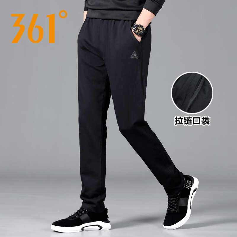 361针织长裤男宽松直筒卫裤