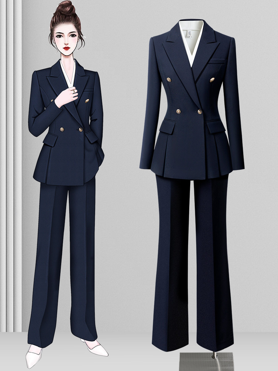 高级感职业西装套装女2025新款面试西服正装珠宝店酒店经理工作服