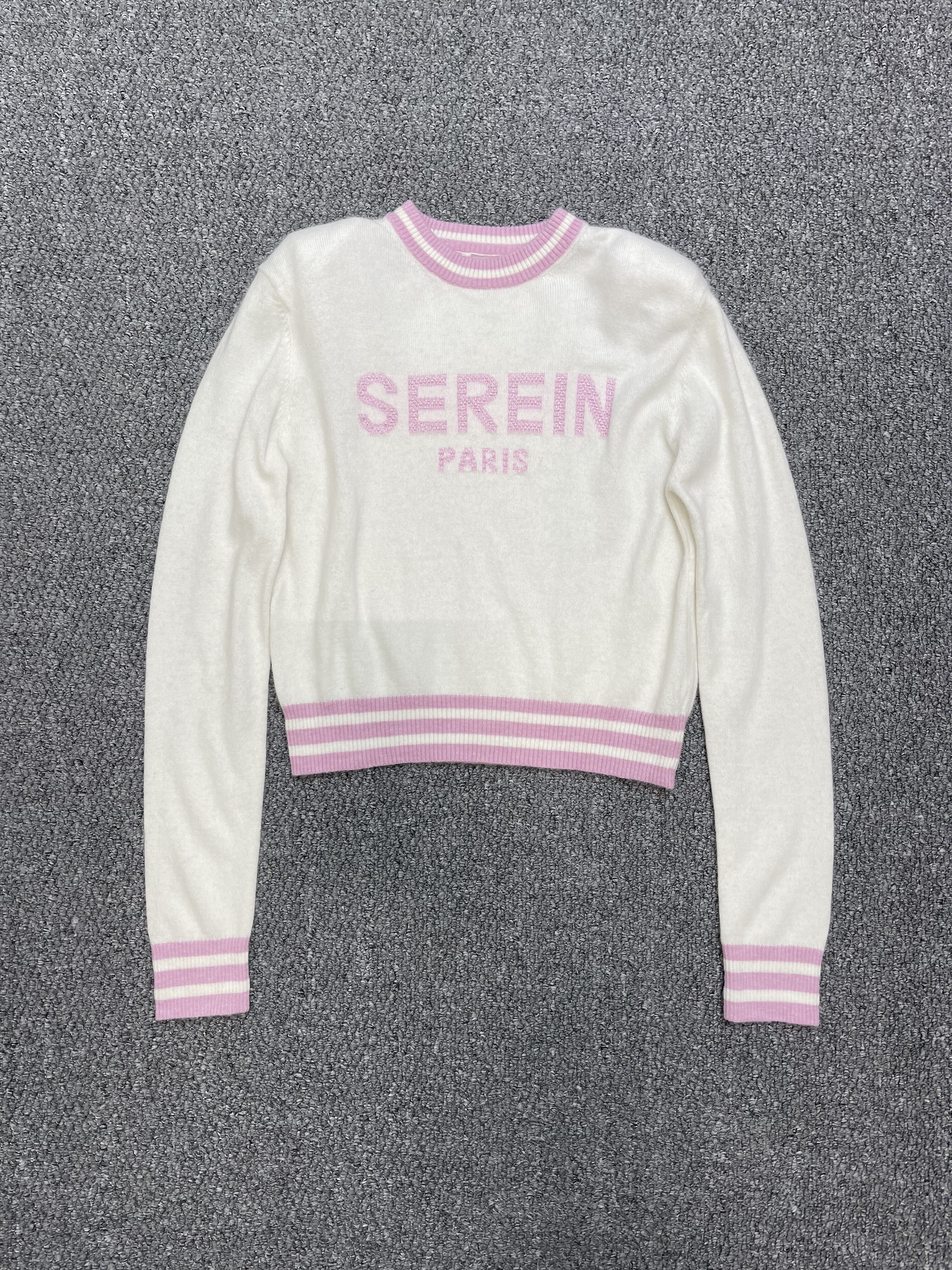 FBB 春季新款针织衫粉白撞色字母光丝纱线含绒显瘦上衣女,女装/女士精品,毛针织衫,淘宝优惠券,粉丝福利购,淘宝优惠卷