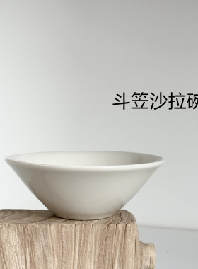 TUXTON斗笠沙拉碗陶瓷家用米饭碗汤碗面碗汤盆汤碗辅食碗