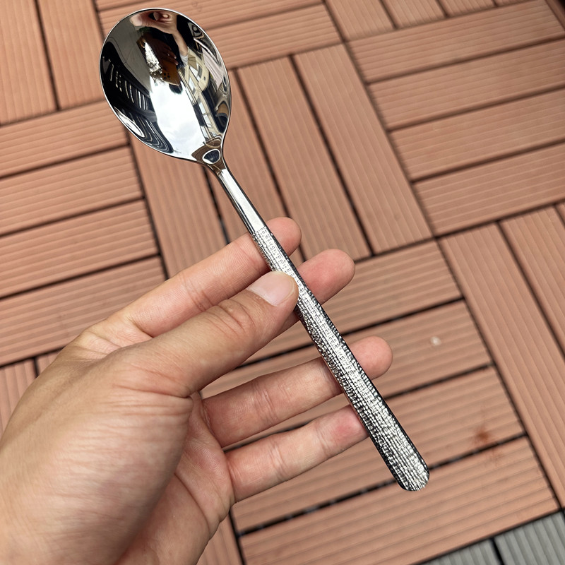 不锈钢圆头更调羹主餐更