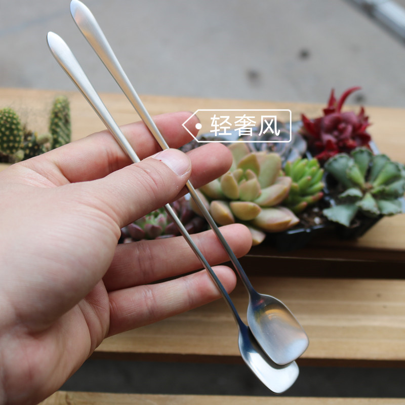 搅拌勺长柄汤匙家用咖啡勺