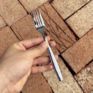 出口日系304不锈钢铲形勺叉套装便携实心创意餐具勺子叉子餐叉