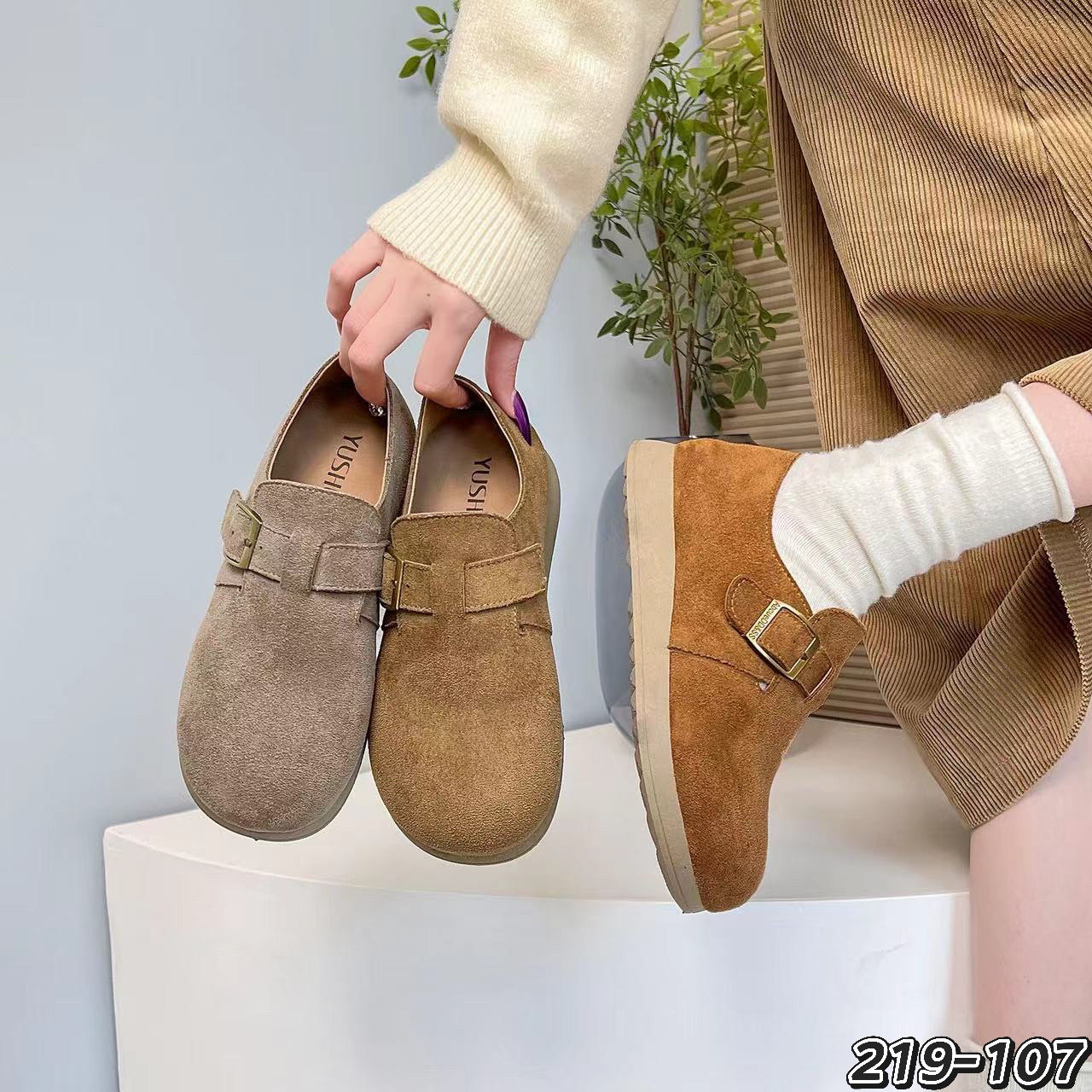 2026春季新款平底内增高百搭休闲韩系爆款勃肯鞋,女鞋,勃肯鞋/软木鞋,淘宝优惠券,粉丝福利购,淘宝优惠卷