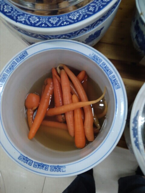 山东咸菜胡萝卜泡萝卜手工农家缸腌制小菜红萝卜小咸菜下饭菜500g