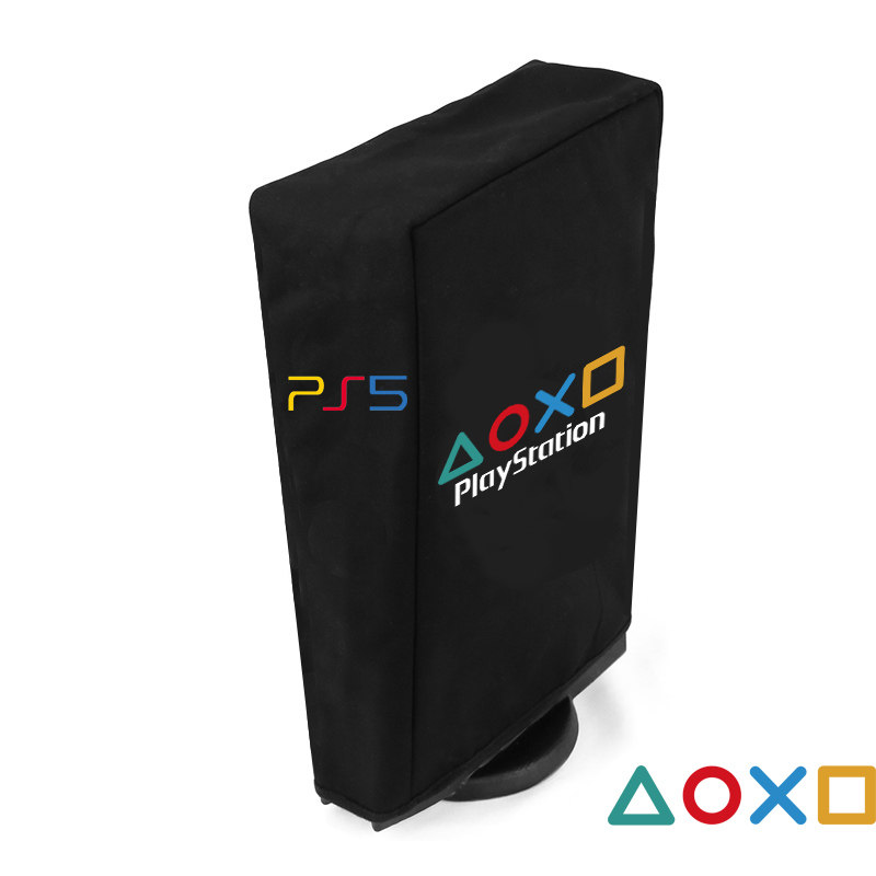 新款SONY PS5 Slim主机竖放防尘罩PRO数字版光驱版通用布艺保护套图片