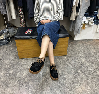 小陈记外贸外贸原单厚底舒适个性时尚马毛真皮内里板鞋女鞋 软底