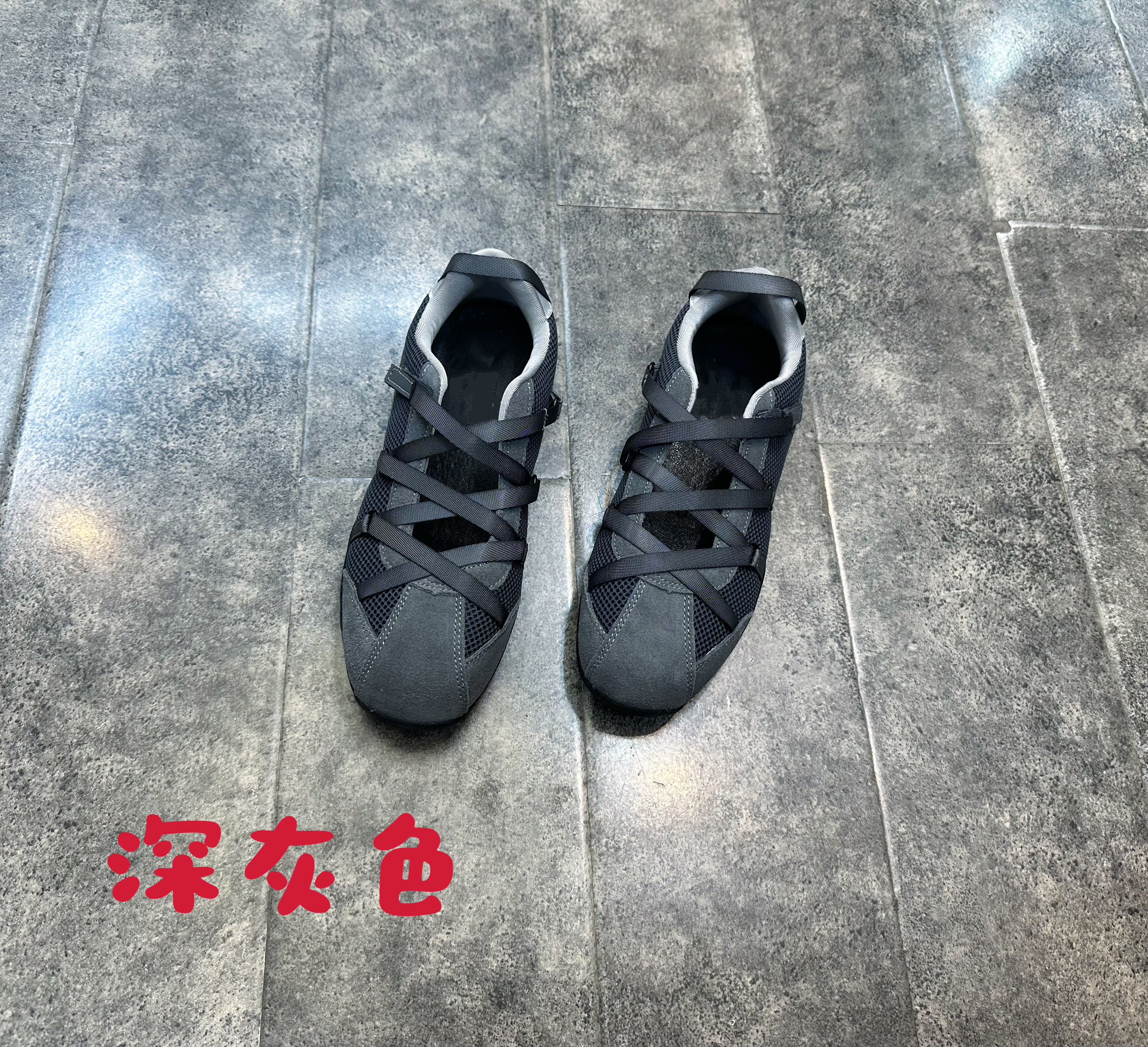 小陈记外贸原单韩国机能风交叉带芭蕾舞鞋休闲运动玛丽珍鞋单鞋
