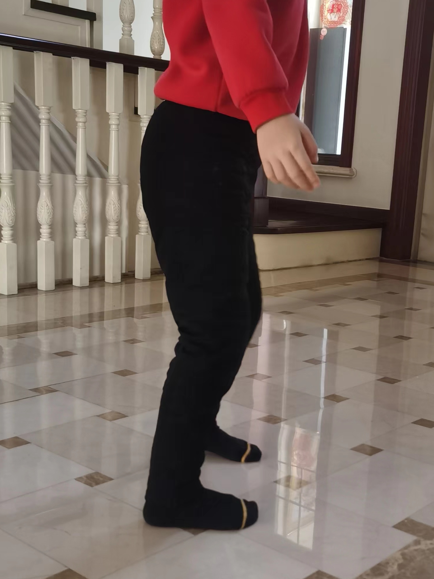 儿童棉裤保暖高腰长裤新疆长绒棉